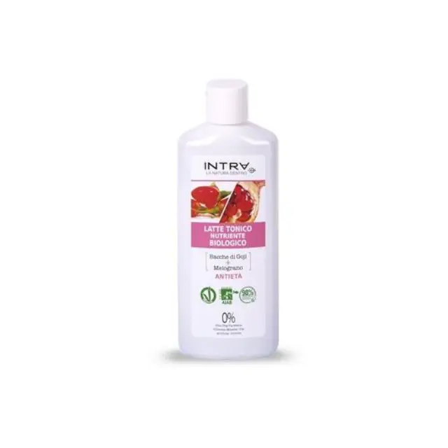 Intra Organic Antietà Goji Berries & Pomegranate Milk & Toner Γαλάκτωμα Καθαρισμού Προσώπου, 200ml