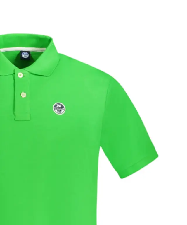 North Sails - Ανδρικό Κοντομάνικο Polo T-Shirt 995011-000-0432 Πράσινο Ανοιχτό 3