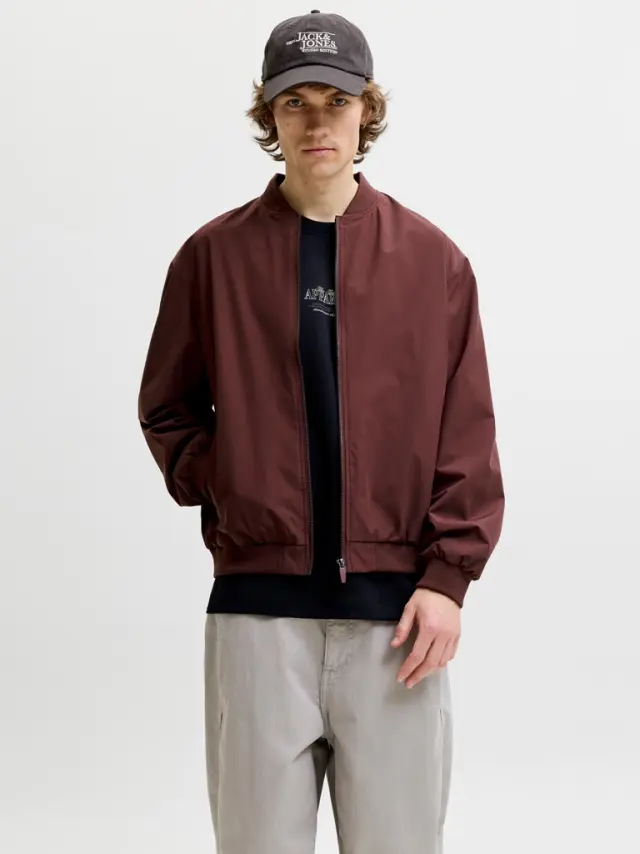 JJECHARGE BOMBER JACKET NOOS - Bitter Chocolate 2