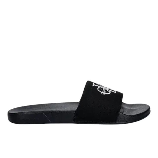 Ανδρικές Παντόφλες Slides Calvin Klein YM0YM01393-0GJ Μαύρες Μαύρο - 44