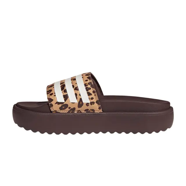 adidas Sportswear Women's Adilette Platform Slides Καφέ JR9234 (adidas Sportswear) 2