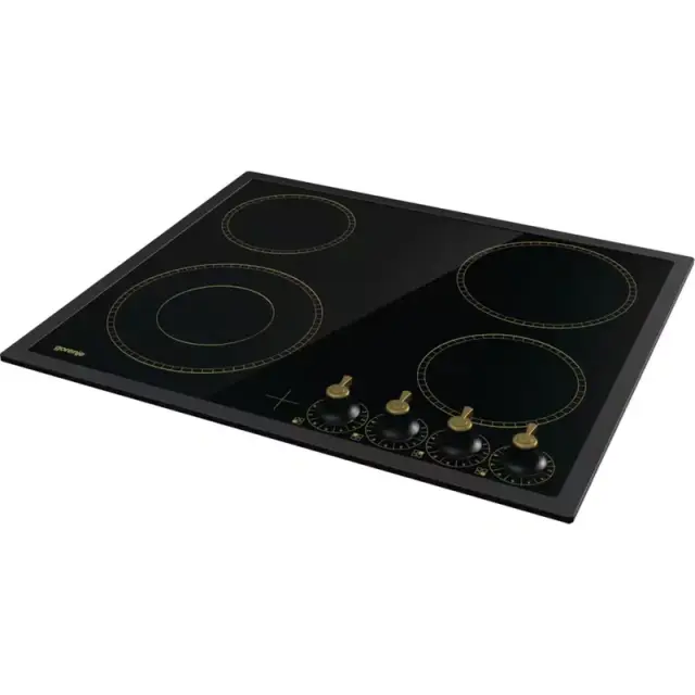 Gorenje EC642CLB Κεραμική Εστία Retro 4 Ζωνών – Μαύρη Classico Design 2