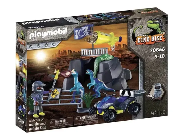 Η Περιπέτεια του Jaden με δεινοσαύρους Dino Rise Playmobil - Ηλικίες 5 - 10 ετών - 44 τεμάχια 70866