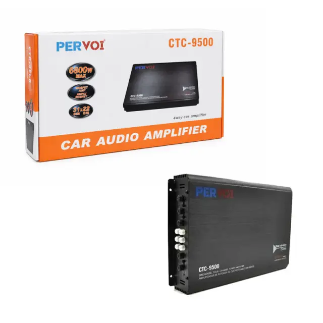 PERVOI Ενισχυτής Αυτοκινήτου 4 Καναλιών 6800W CTC-9500 - Car Audio Amplifier 014501