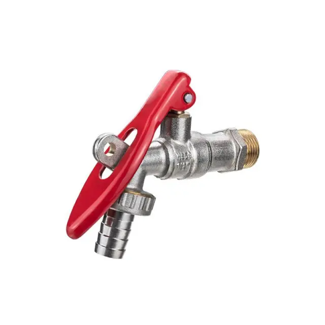 BORMANN BTW3600 - BORMANN BTW3600 Κάνουλα Λουκέτο Σφαιρική 1/2"x3/4", Ορειχάλκινη 191gr (064046)