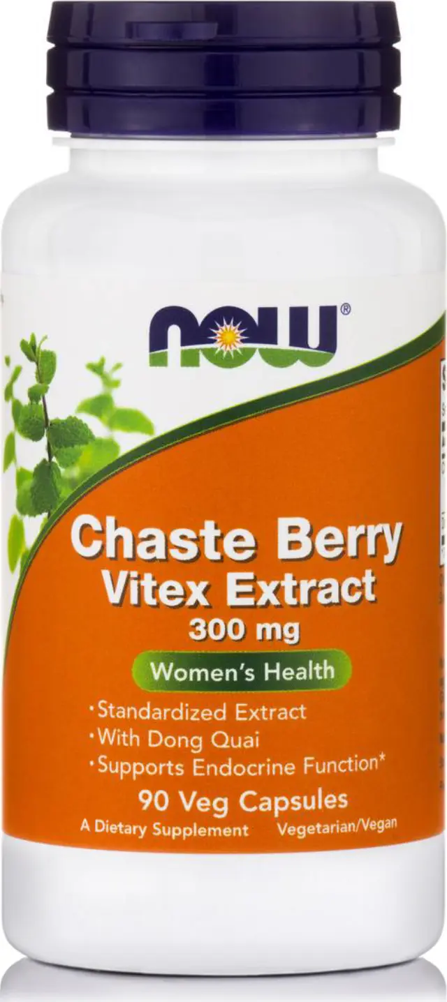Now Foods Chaste Vitex Berry Extract 300mg 90 φυτικές κάψουλες