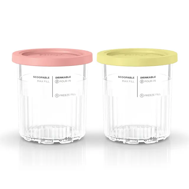 Ninja – Creami Deluxe Accessory Tubs – XSKPNTLD2EUUK – Set of 2 Extra Pints - Home and Kitchen