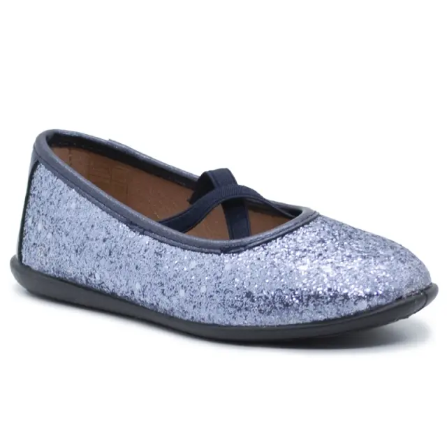 Μπαλαρίνα Conguitos Ασημί με glitter 265028 - 33