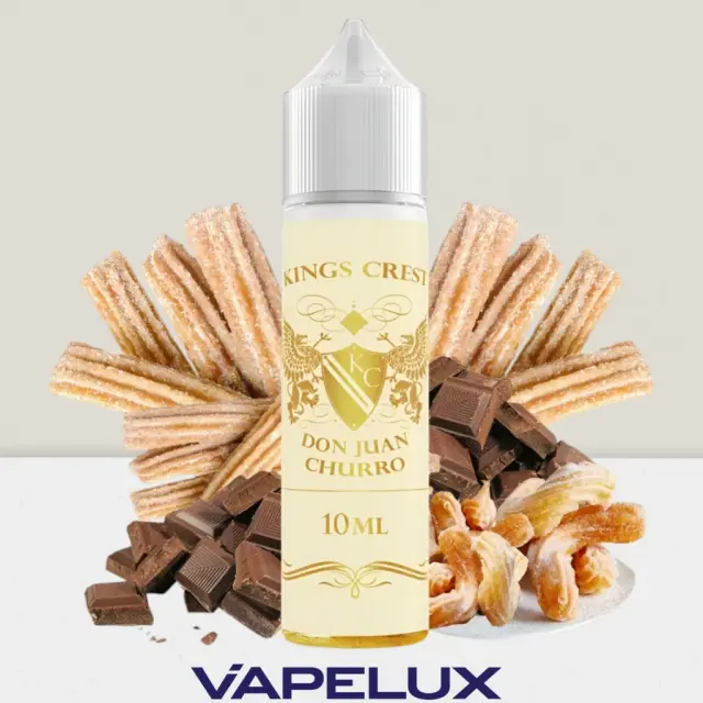 Kings Crest Flavor Shots Don Juan Churro 10ml to 60ml