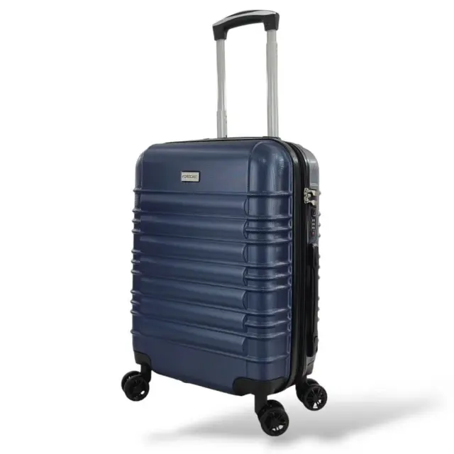 **Super Combo** Σκληρή Βαλίτσα Καμπίνας 55x40x20 με Επέκταση & Τσάντα Καθίσματος 40x30x20 Forecast DQ2207C-SET2. - Μπορντό 2
