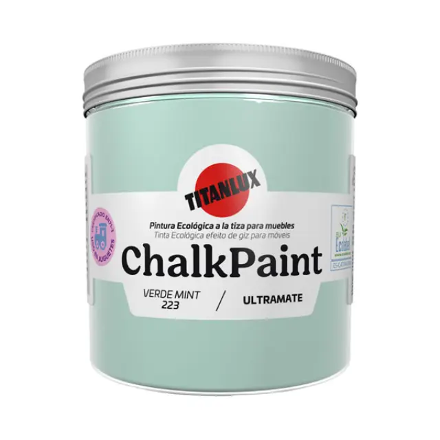 Χρώμα Κιμωλίας TITAN Chalk Paint VERDE MINT 223