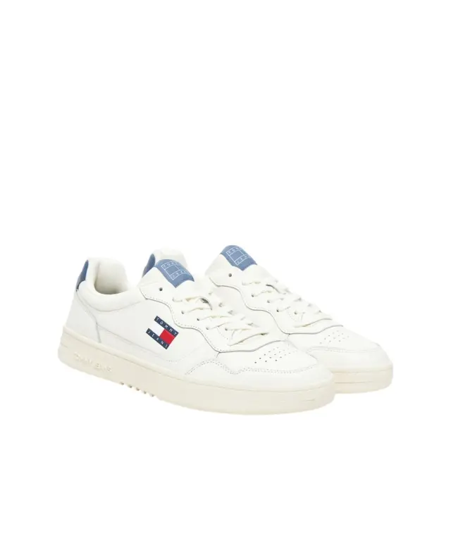 Tommy Hilfiger - Ανδρικά Sneakers Cupsole Leather Ess EM0EM01443-PO6 Μπλε 2
