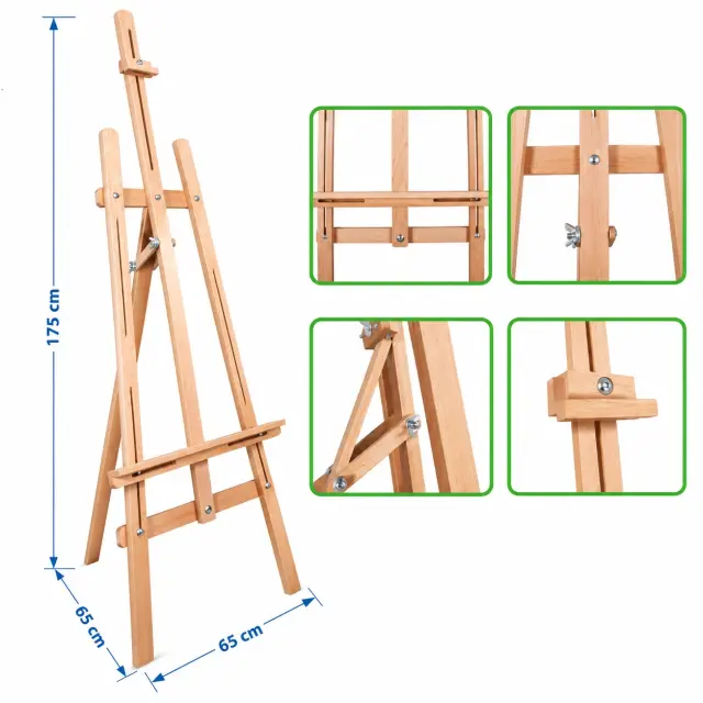 Καβαλέτο Επιδαπέδιο Ζωγραφικής ξύλινο, 175cm