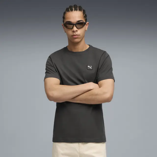 Puma Ess Elevated Tee Dusky Gray 684726-44 - 3XL 3