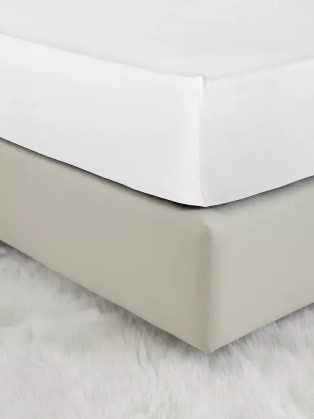 Σεντόνι 100x200+40 Μονό Jersey Nima Tender 100% βαμβακερόΜε Λάστιχο- White
