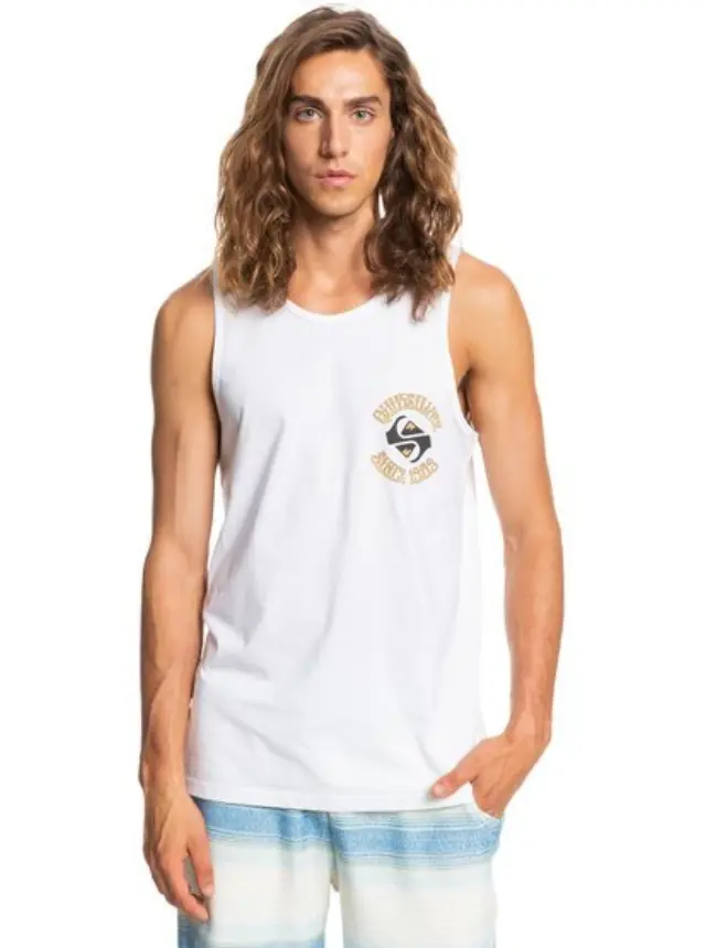 QUIKSILVER GOLDEN HOUR TANK AMANIKH ΜΠΛΟΥΖΑ ΑΝΔΡIKH EQYZT06673-WBB0 WHITE 3
