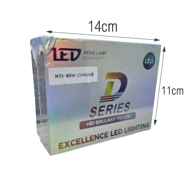 D Series Λάμπες Αυτοκινήτου LED H15 80W CANBUS - Excellence Led Lighting 968962-48 2
