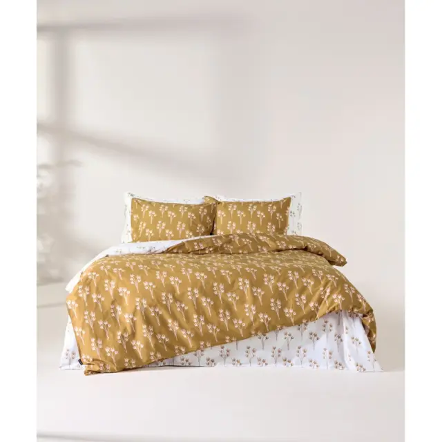 Σετ Μαξιλαροθήκες 2 Τεμαχίων Kentia Louise Mustard- Beige 50X70 3