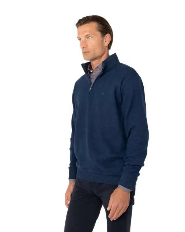 The Bostonians Big amp; Tall ανδρικό φούτερ half zip regular fit 3RO1000X-5 2