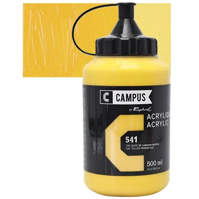 Ακρυλικό Raphael Campus - 541 Cadmium Yellow Medium Hue - 500ml
