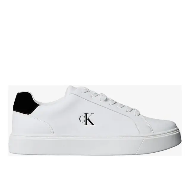 Calvin Klein - Ανδρικά Sneakers Ck Classic Cupsole Laceup Lth YM0YM01435-01W Λευκό - 44