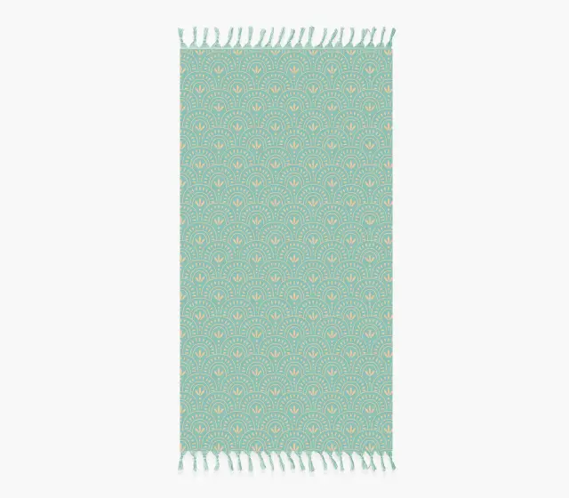 Nef-Nef Homeware Πετσέτα Θαλάσσης 80x160 Royal Green