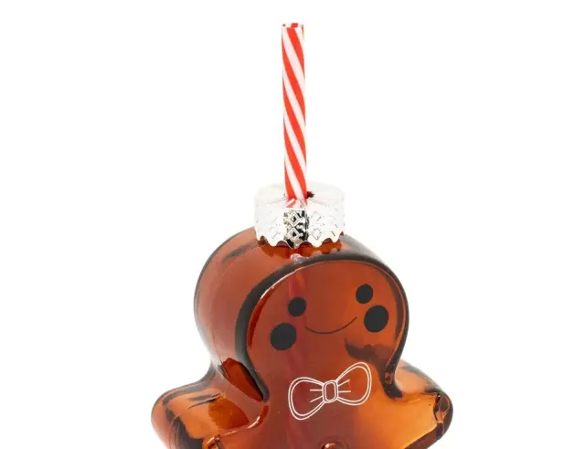 Ποτήρι Gingerbread Fééric Lights & Christmas με καλαμάκι, χωρητικότητα 330ml και διαστάσεις 9.5x4.5x19.5cm 208682 2