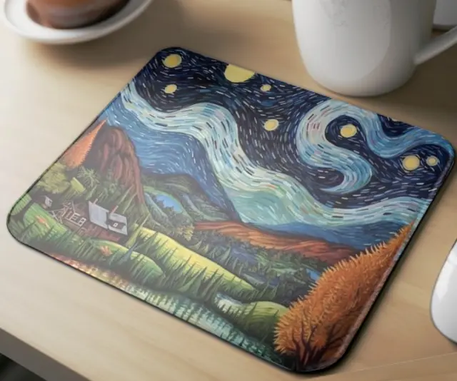 Mousepad ( still van gogh -33 ) Διαστάσεις: 23cm(μήκος) x 20cm (ύψος) 2