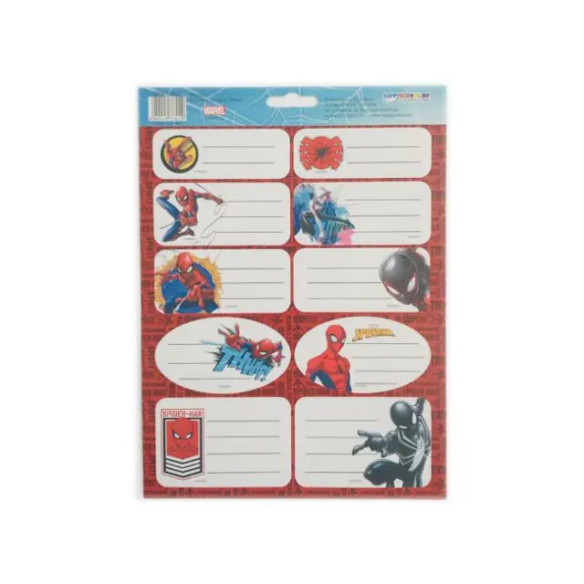 Total Office Ετικέτες Αυτοκόλλητες Spiderman 20 τεμ. (SPN-MS03)