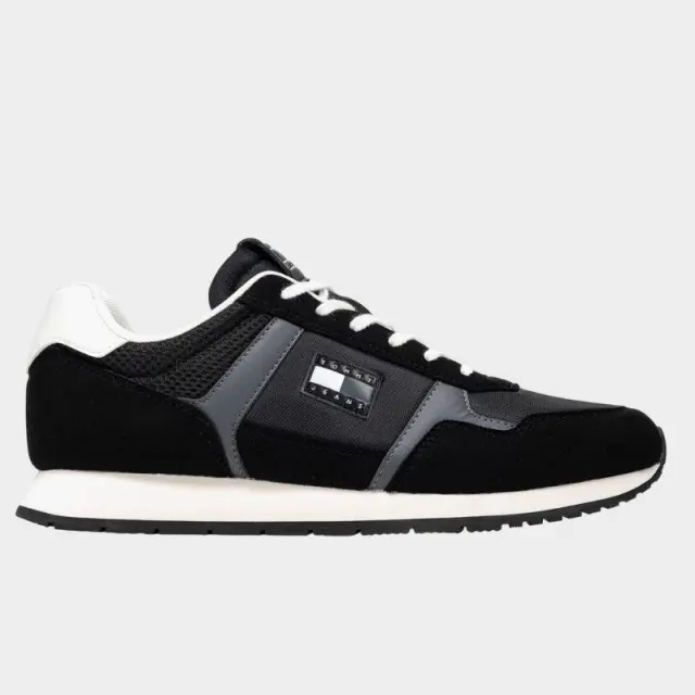 Tommy Hilfiger - Ανδρικά Sneakers Th Runner Casual EM0EM01617-BDS Μαύρο - 44