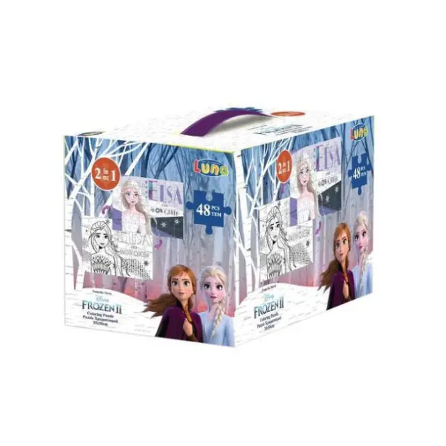 Luna Puzzle Χρωματισμού Κύβος 2 Όψεων Frozen2 48 τεμ.(000562640)