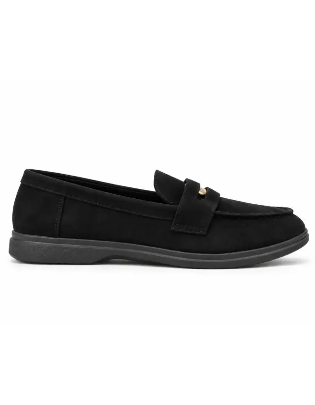 Loafers καστόρι μοκασίνι μέ διακοσμητικό - 37 2