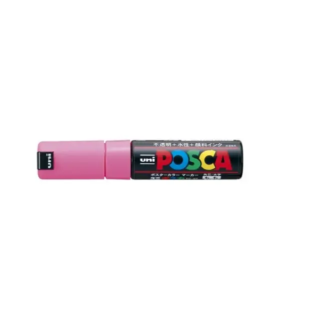 Posca Μαρκαδόρος PC-8K Χονδρός 8mm pink