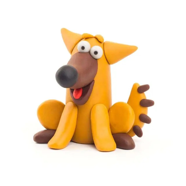 Hey Clay Κατασκευές από Πολύχρωμο Πηλό Animals Doggie (3+ ετών) 50114 2
