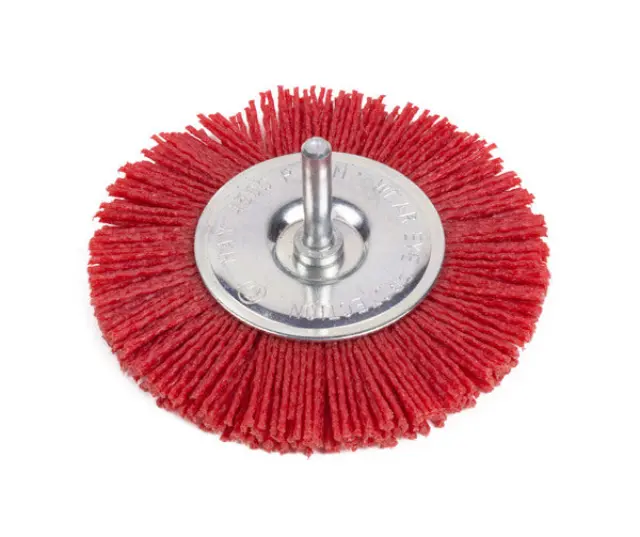 Nylon wheel brush for drill 100 mm
