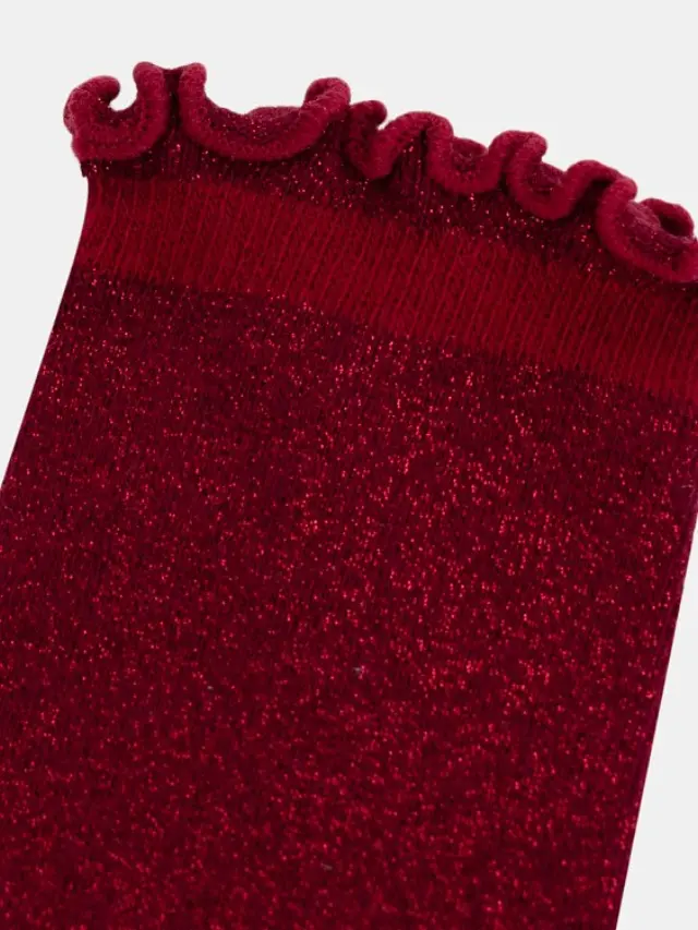 Παιδικές Κάλτσες για Κορίτσια Ruby Sparkle ΚΟΚΚΙΝΟ 2