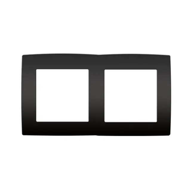PRIME ΠΛΑΙΣΙΟ 2 ΘΕΣΕΩΝ ΜΑΤ ΑΝΘΡΑΚΙ IP20 / 1000119105