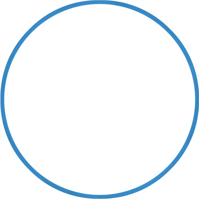 AMILA Χούλα-Χουπ 60cm - Φ18mm - 155gr, Μπλε (48166)