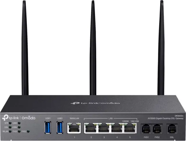 TP-Link DR3650v Omada Wi-Fi 6 DSL Gateway
