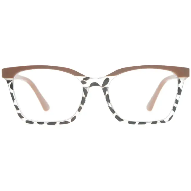 Frog Optical Γυαλιά Πρεσβυωπίας F357 σε Ζεβρέ Ταρταρούγα με Σομόν Αποχρώσεις +2.50