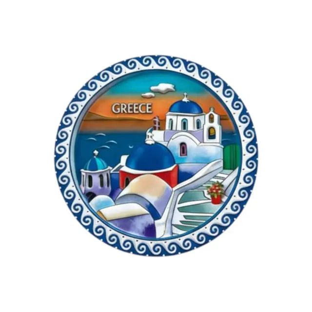 Tουριστικό μαγνητάκι Souvenir - Σετ 12pcs - Greece - 678531