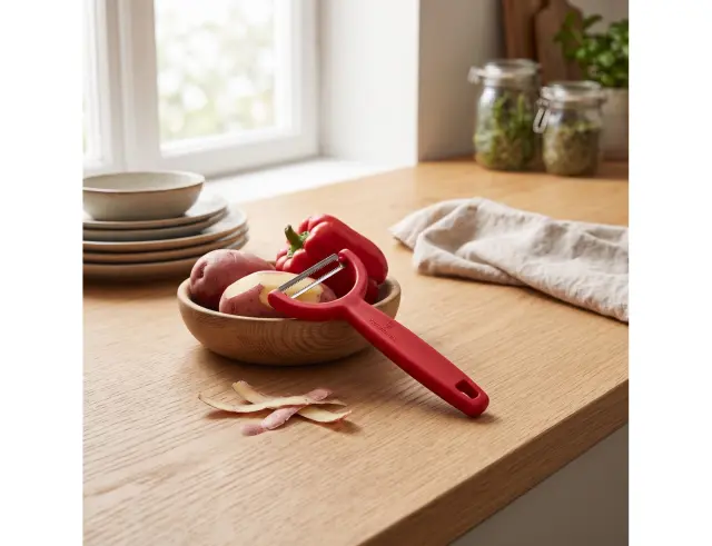 Αποφλοιωτής Victorinox Ypso με οδοντωτή λεπίδα - Red6.0963.1