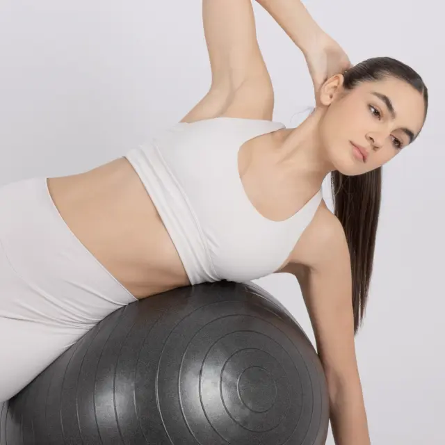 AMILA Μπάλα Γυμναστικής (Bulk) 65 cm - Χρυσή (48413) 3