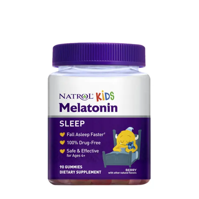 Natrol Kids Melatonin Berry Gummies Berry, 90 Gummies