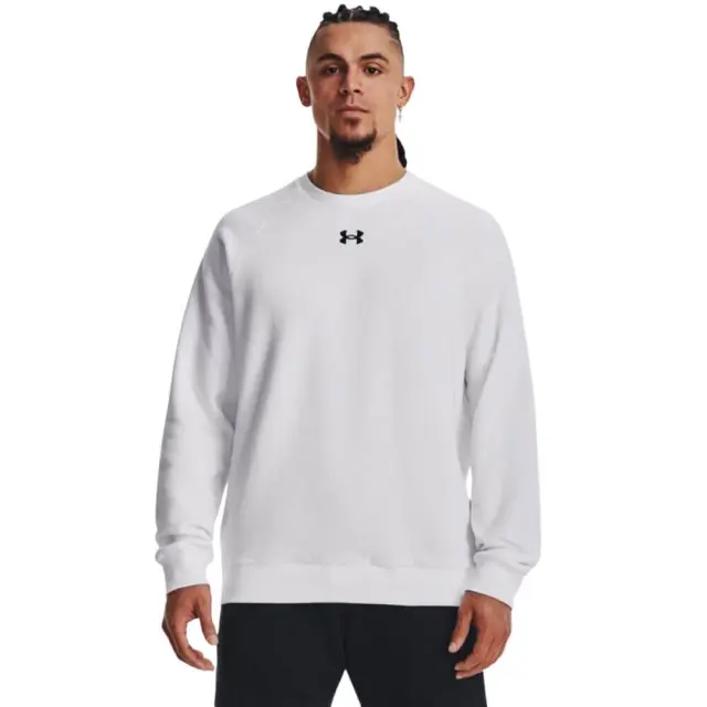 Under Armour Rival Fleece Crew (1379755-100) - Λευκό - XL