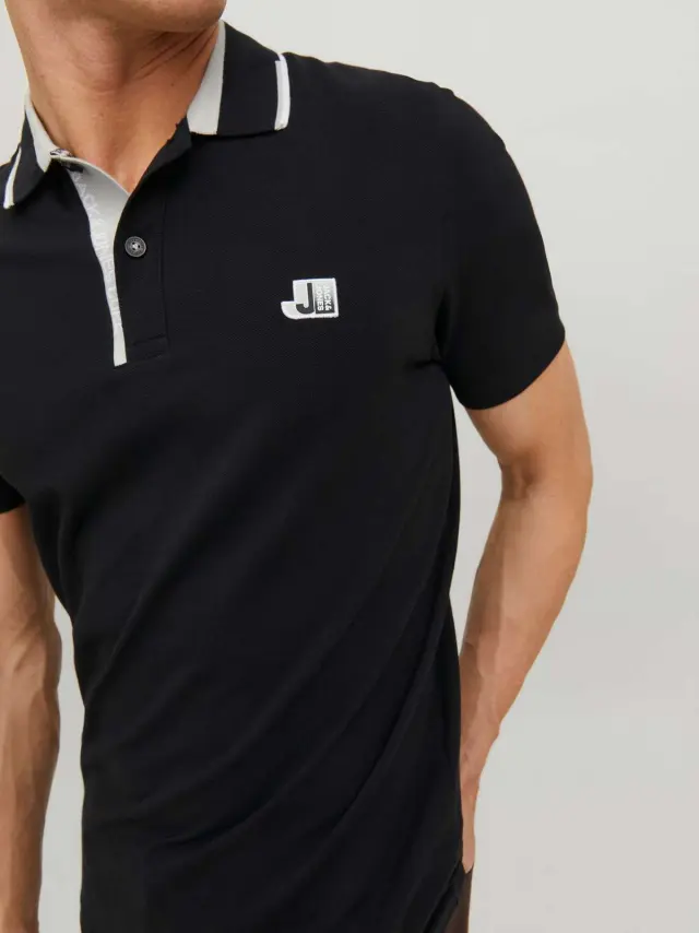 JCOLOGAN POLO SS SS23 SN Black 2