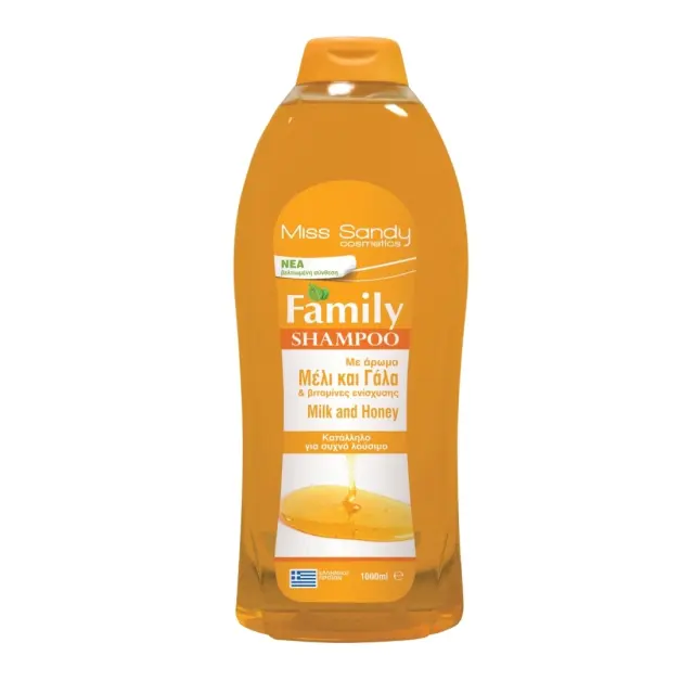 Miss Sandy Σαμπουάν Με Μέλι και Γάλα 1000ml