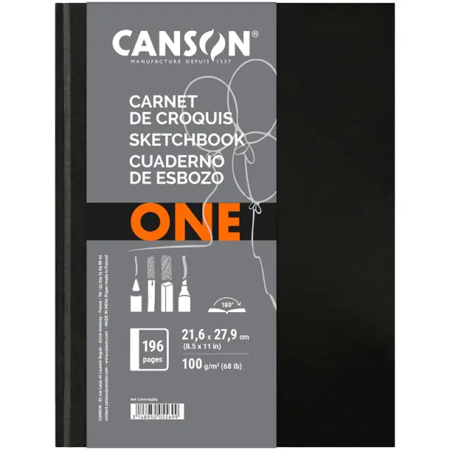 Μπλοκ Σχεδιάσεως Canson Art Book One A4 - 196 Φύλλα