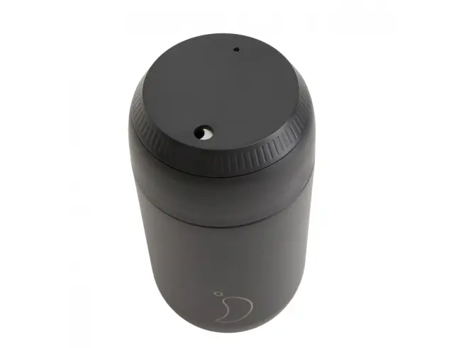 Ποτήρι Θερμός Series 2 Chilly's με χωρητικότητα 340ml και διατήρηση θερμοκρασίας 4h ζεστό - Abyss Black22120 3