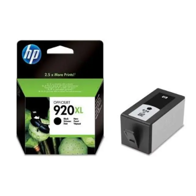 HP 920XL Γνήσιο Μελάνι Εκτυπωτή InkJet Μαύρο (CD975AE)